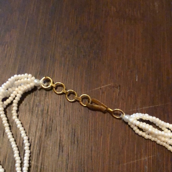 Multi strand beaded necklace 19” - Picture 5 of 5